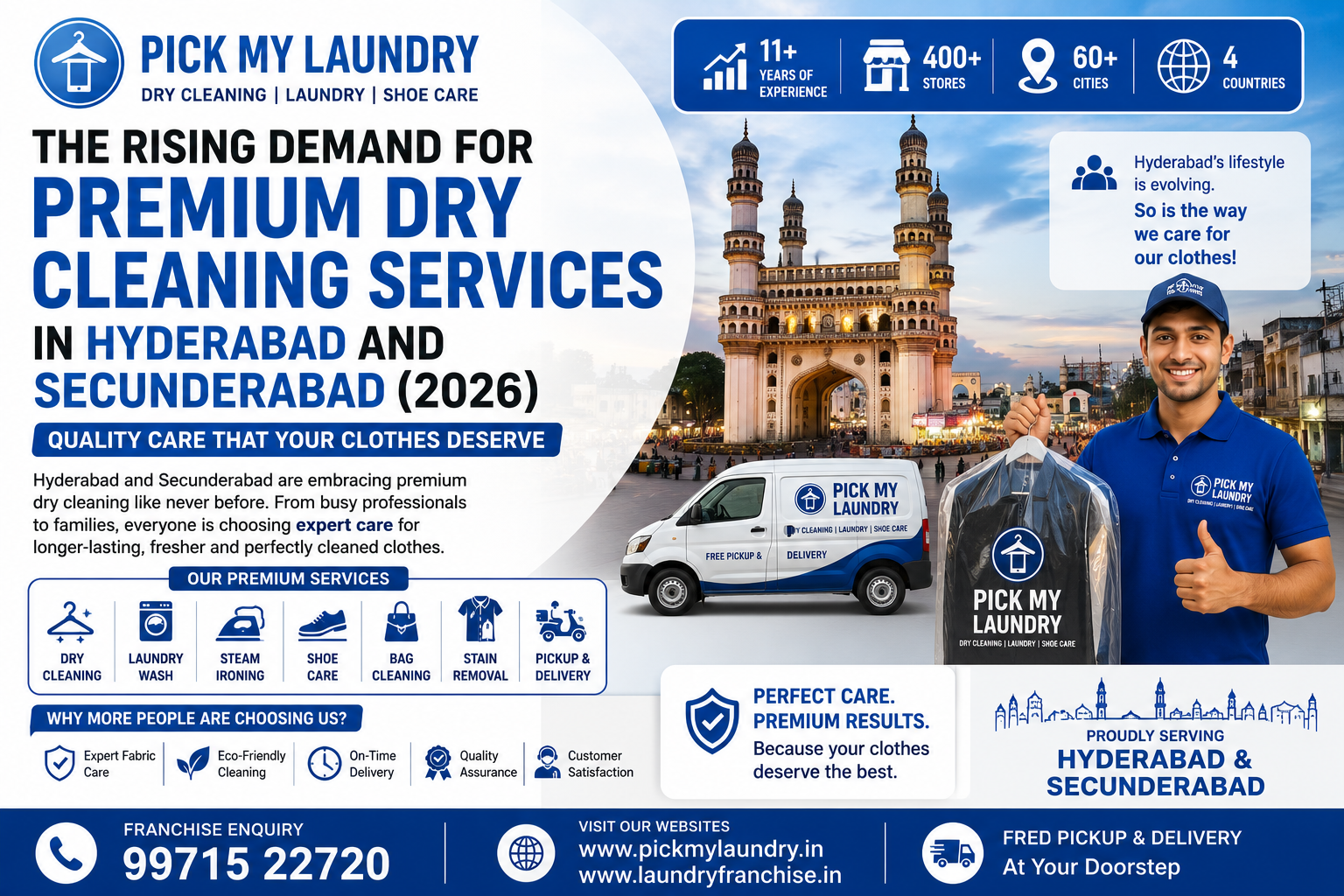 The Rising Demand for Premium Dry Cleaning Services in Hyderabad and Secunderabad (2026) | Pick My Laundry