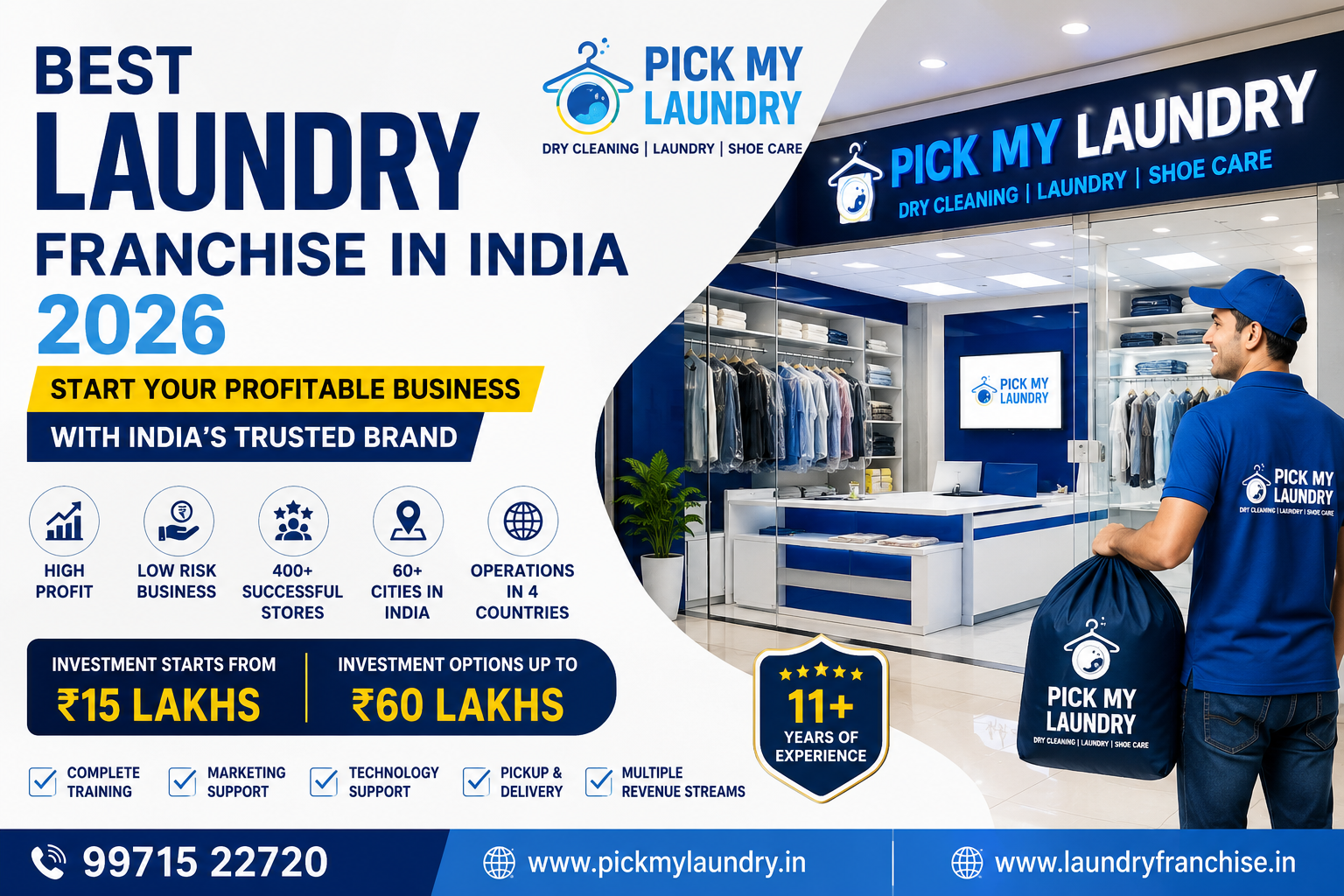 Best Laundry Franchise in India (2026 Guide) | Pick My Laundry