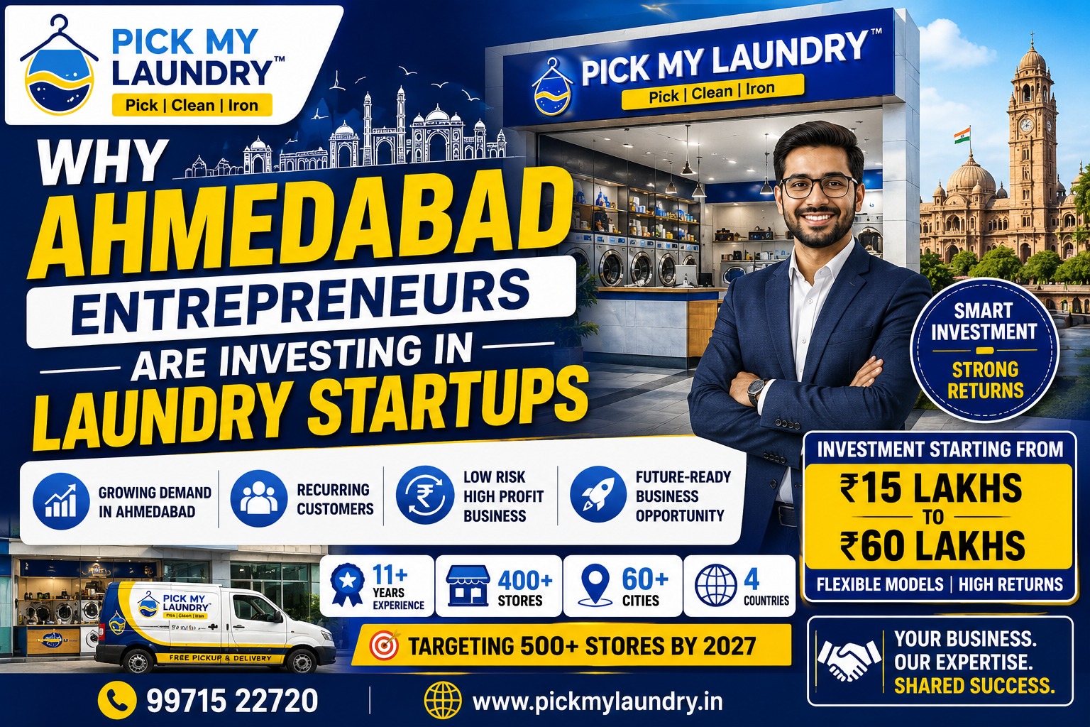 Why Ahmedabad Entrepreneurs are Investing in Laundry Startups (2026) | Pick My Laundry